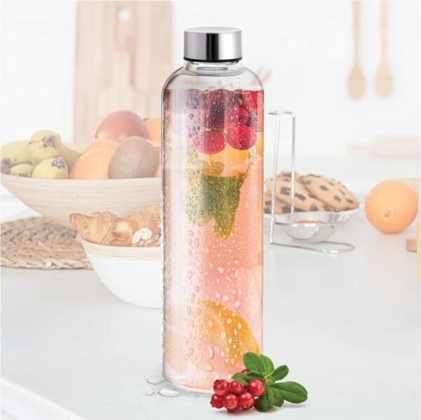glass fridge bottle